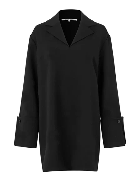 Second Female Luisa Collar Dress Black